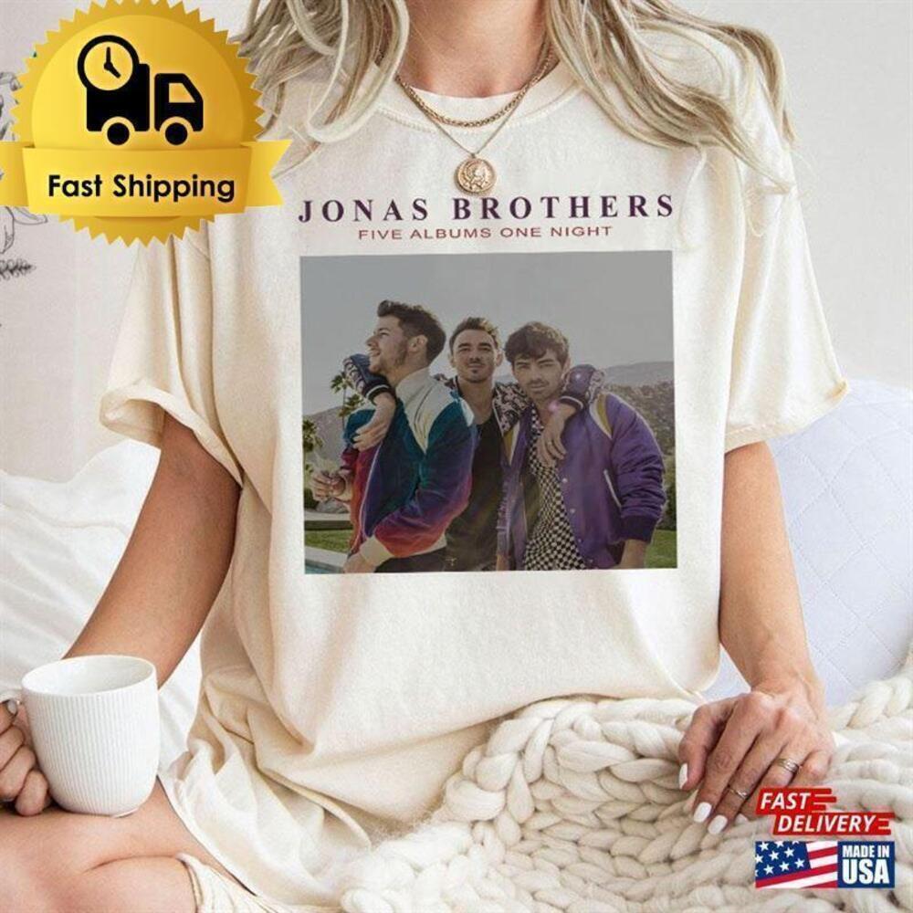 Jonas Brothers Shirt Five Albums One Night Tour T-Shirt